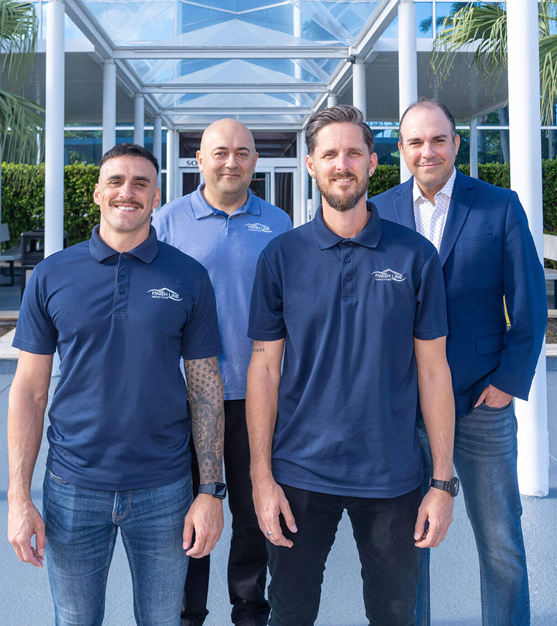 Our Finish Line Inspections team in Palm Beach